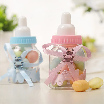 Plastic Bottle Shape Candy Box Creative Bottle Plastic Bear Candy Box Wedding Candy Box Wholesale