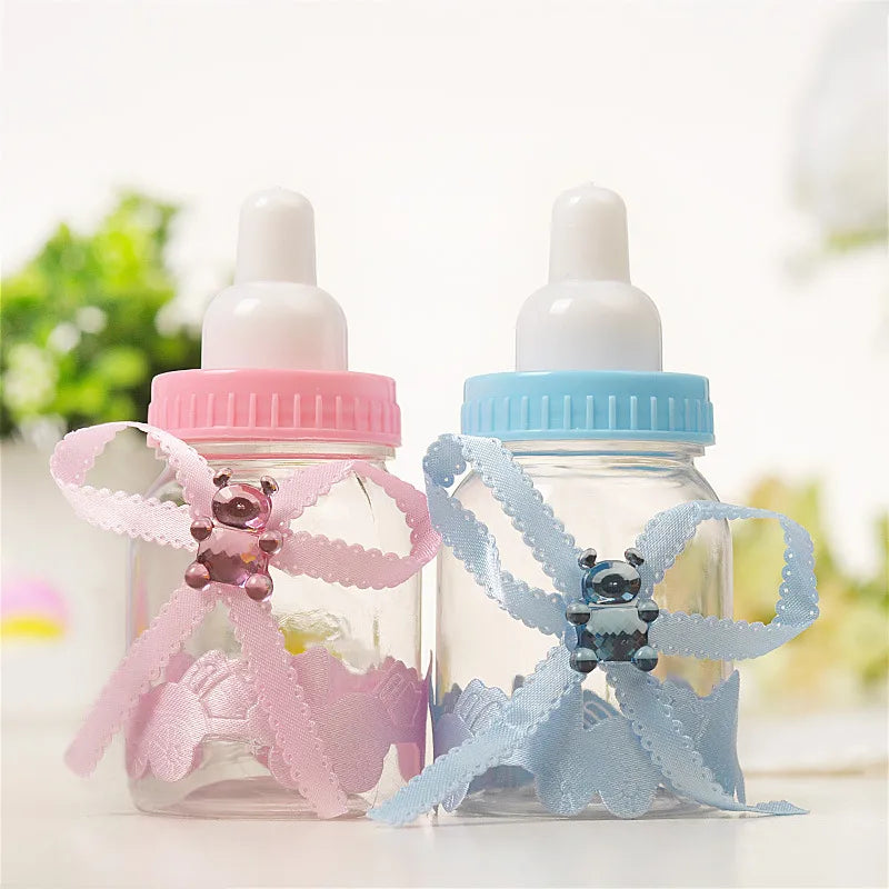 Plastic Bottle Shape Candy Box Creative Bottle Plastic Bear Candy Box Wedding Candy Box Wholesale