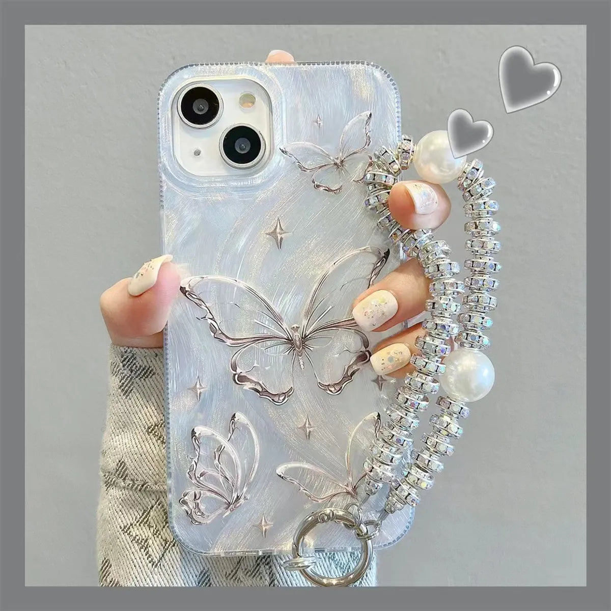 Plastic Butterfly Sweet Phone Cases Phone Accessories