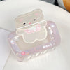 Plastic Cartoon Animal Handmade Hair Clip Square Cut Out For Women