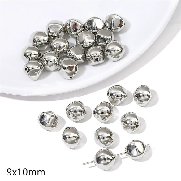 Plastic Ccb Beads Diy Handmade Jewelry Accessories With Diamond Disc Rectangular Pattern