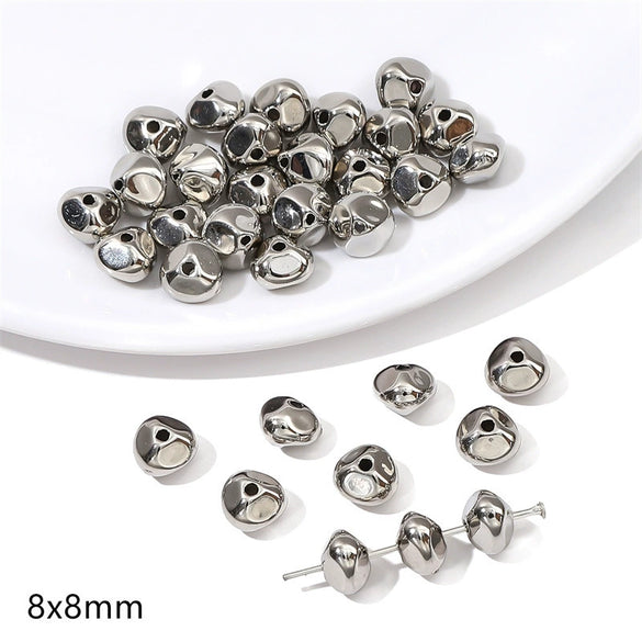 Plastic Ccb Beads Diy Handmade Jewelry Accessories With Diamond Disc Rectangular Pattern