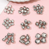Plastic Ccb Beads Diy Handmade Jewelry Accessories With Diamond Disc Rectangular Pattern