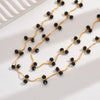 Plastic Copper 18K Gold Plated Layered Geometric Layered Necklaces