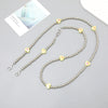 Plastic Girls' Crossbody Bag With Love Heart Water Drop Bell Pattern And Electroplated Chain Pendant Mobile Phone Chain