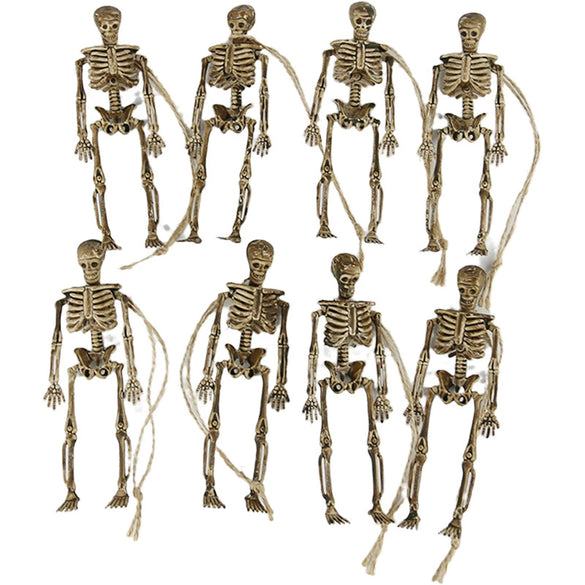 Plastic Halloween Skeleton Decoration Set Fun Human Skeleton Props For Trickortreat Activities And Seasonal Decor