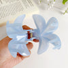 Plastic Heart Hairpin Handmade Cute Flower Candycolored Frangipani Stylish Girl's Hair Accessories