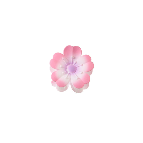 Plastic Heartshaped Petal Hair Clip Minimalist Style Painted Design Women's Hair Accessory