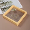 Plastic Jewelry Display And Storage Box For Bracelets With Transparent Elastic Plastic Suspension Packaging