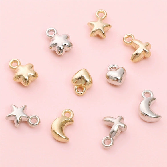 Plastic Love Fivepointed Star Butterfly Beaded Handmade Jewelry Accessories Ccb Material