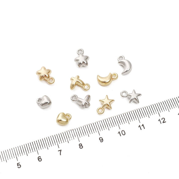 Plastic Love Fivepointed Star Butterfly Beaded Handmade Jewelry Accessories Ccb Material
