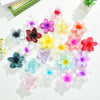 Plastic Plumeria Shape Fresh And Simple Style Spray Painted Hair Accessories Hairpin Shark Clip