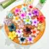 Plastic Plumeria Shape Fresh And Simple Style Spray Painted Hair Accessories Hairpin Shark Clip