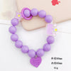 Plastic Resin Candycolored Bracelet Pendant Phone Lanyard With Plant Flowers Pattern And Baking Varnish Treatment