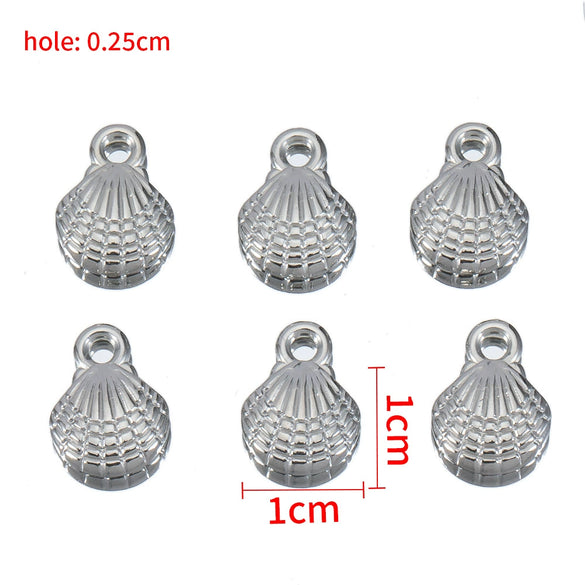 Plastic Resin Handmade Beaded Jewelry With Fivepointed Star Shell Starfish Pendant Cartoon Festive Style Electroplated