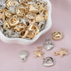 Plastic Resin Handmade Beaded Jewelry With Fivepointed Star Shell Starfish Pendant Cartoon Festive Style Electroplated