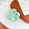Plastic Resin Handmade Colorful Hollow Plumeria Flower Hairpin For Women