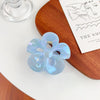 Plastic Resin Handmade Colorful Hollow Plumeria Flower Hairpin For Women