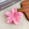 Plastic Resin Handmade Flower Hair Clip For Girls