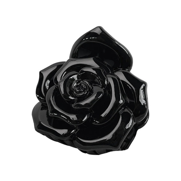 Plastic Resin Handmade Fresh Style Flower Pattern Female Hair Accessories Shark Clip