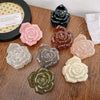 Plastic Resin Handmade Fresh Style Flower Pattern Female Hair Accessories Shark Clip