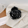 Plastic Resin Handmade Fresh Style Flower Pattern Female Hair Accessories Shark Clip