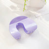 Plastic Resin Handmade Heart Arch Shape Lovely Style Ponytail Clip For Women
