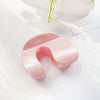 Plastic Resin Handmade Heart Arch Shape Lovely Style Ponytail Clip For Women