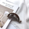 Plastic Resin Handmade Simple Solid Color Banana Clip Hair Accessories For Women
