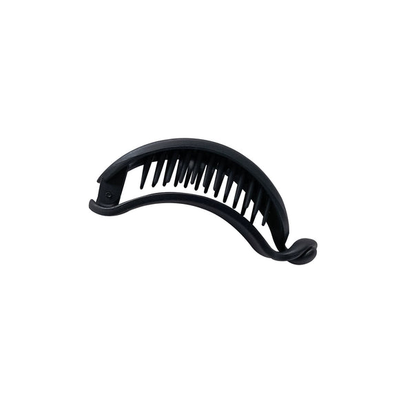 Plastic Resin Handmade Simple Solid Color Banana Clip Hair Accessories For Women