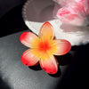 Plastic Resin Handmade Sweet Plant Flower Hair Clips For Women