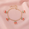 Plastic Resin Jewelry Set With Plants Flowers Pattern Electroplated For Women