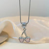 Plastic Resin Jewelry Set With Plants Flowers Pattern Electroplated For Women