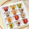 Plastic Resin Loose Beads Star Square Shape Printed Diy Handmade Beading Material For Bracelet Necklace