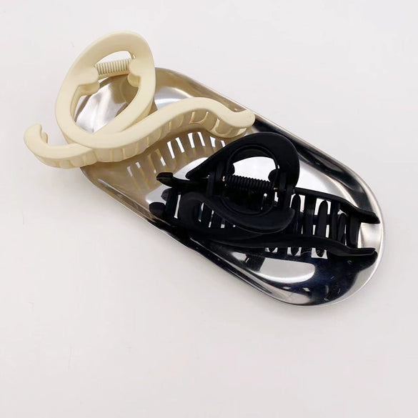 Plastic Resin Musical Note Hair Clip With Baking Paint For Women