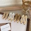 Plastic Resin Natural Style Stamping Women's Hairpins Hair Accessories