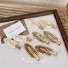 Plastic Resin Natural Style Stamping Women's Hairpins Hair Accessories