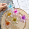 Plastic Resin Plumeria Hairpin Hair Accessories With Baking Paint Little Fresh Style