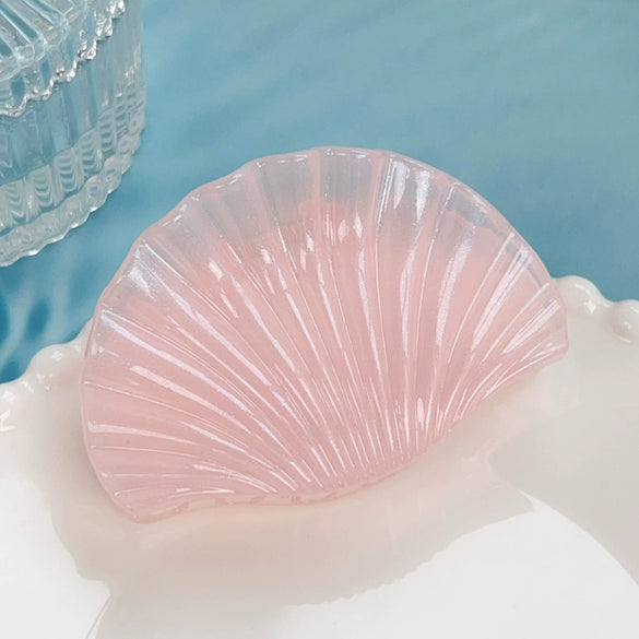Plastic Resin Shell Hair Clip With Dolphin And Shark Shape Baking Paint Minimalist Style For Women