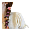 Plastic Resin Spray Oil Cartoon Character Style Women's Hair Accessories Hair Ring And Pony Tail Tie