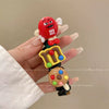Plastic Resin Spray Oil Cartoon Character Style Women's Hair Accessories Hair Ring And Pony Tail Tie