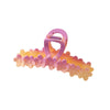 Plastic Resin Sweet Plant Flowers Style Baking Varnish Hair Claw For Women