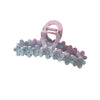Plastic Resin Sweet Plant Flowers Style Baking Varnish Hair Claw For Women