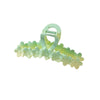 Plastic Resin Sweet Plant Flowers Style Baking Varnish Hair Claw For Women