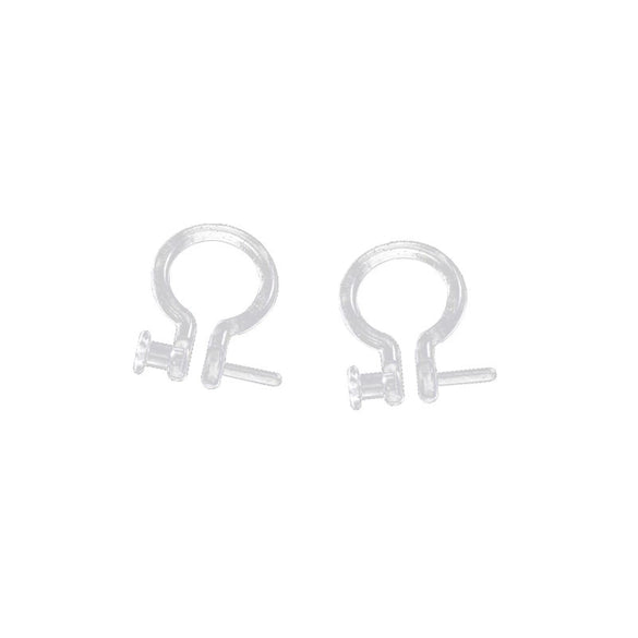 Plastic Resin Ushaped Ear Pin Ear Hook With Hanging Pendant Dripping Oil Diy Earring Accessories
