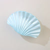 Plastic Scallop Hair Clip Light Luxury Style Paint Process Women's Hair Accessories