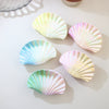 Plastic Scallop Hair Clip Light Luxury Style Paint Process Women's Hair Accessories