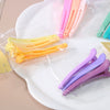 Plastic Seamless Hair Clips And Bobby Pins Set Geometric Style Baking Varnish Hair Accessories For Women
