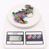 Plastic Sequin Dinosaur Keychain Cute Style Women's Bag Pendant Accessories