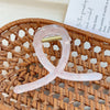 Plastic Simple Little Fresh Hairpin With Ink Print And Cross Square Cut Out Baking Paint Process For Women